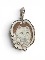Colgante Mandile 1922 Mujer Cammei  in Plata Conchiglia 2KK71928G